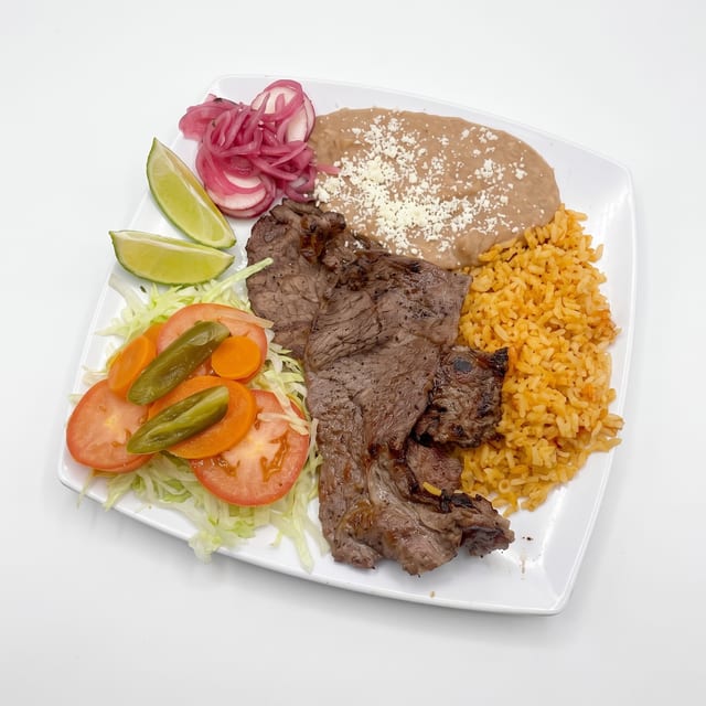 Carne Asada Plate.