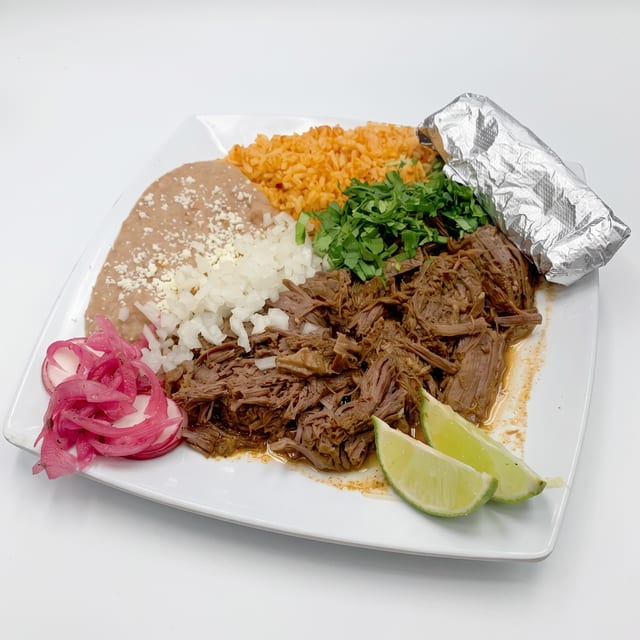 Birria Plate.